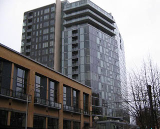 Portland Condos, The Eliot Tower, Front View