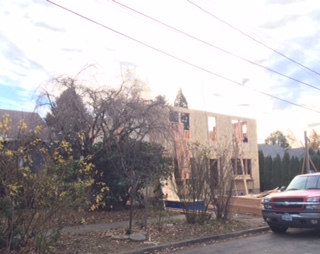 Infill in Portland's Woodstock neighborhood